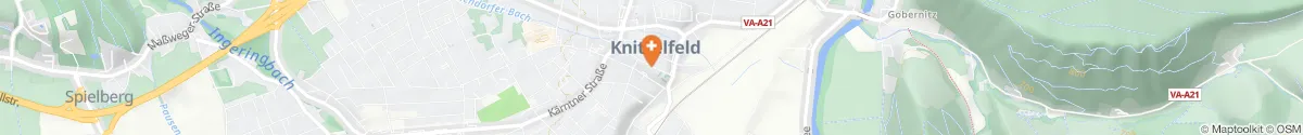 Kartendarstellung des Standorts für Stadt-Apotheke Knittelfeld in 8720 Knittelfeld